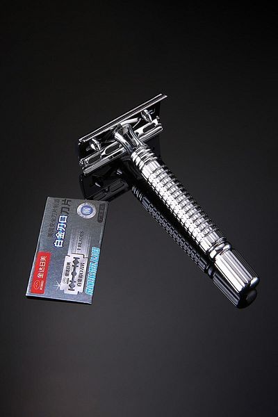 KaktüsKedi Rimei Stainless Steel Traditional Shaving Tool with Storage Box| Manual Shaver