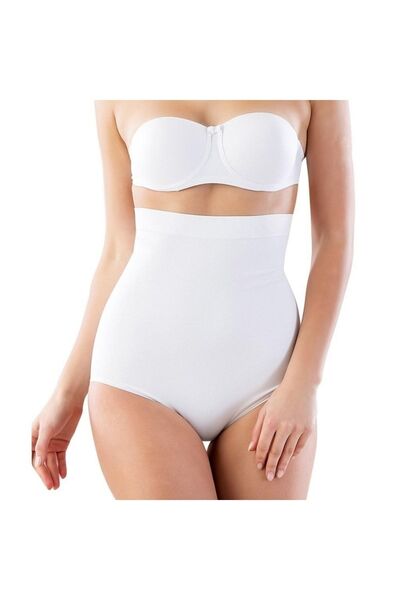 jilly jo Corset alb cu talie înaltă pentru femei