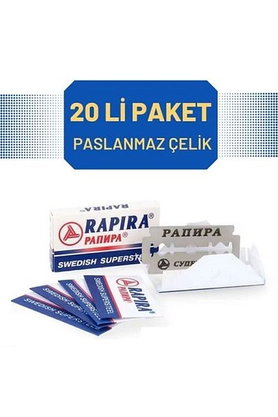 Transformacion Ξυράφι ξυρίσματος Rapira 20 τεμαχίων από ατσάλι 717959