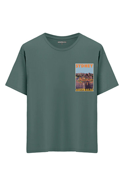 Mounte Bianca Unisex Sidnej - Oversize kroj T-shirt