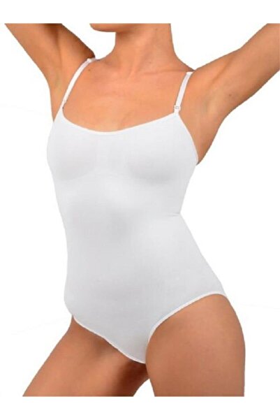 jilly jo Λευκός Κορσέ - Snap Fastener Bonbonetti Γυναικείο κορμάκι