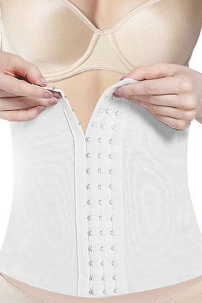Momslab Women's Waist Corset with White Agraph - 000886   Size m