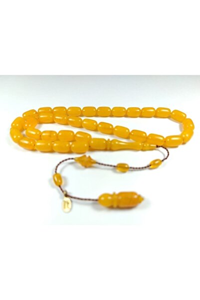 İskeçe Tesbih Halil Hilmi Master - Signed Sealed Clamping Amber Certificate N...