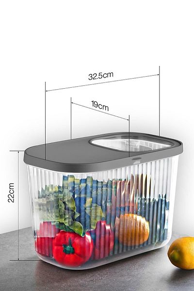 Transformacion Multibox Food Pulses Box Sliding Lid 10 Liters 4 Pieces718472