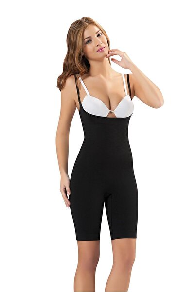 jilly jo مشد نسائي أسود - طول كامل تحت الصدر