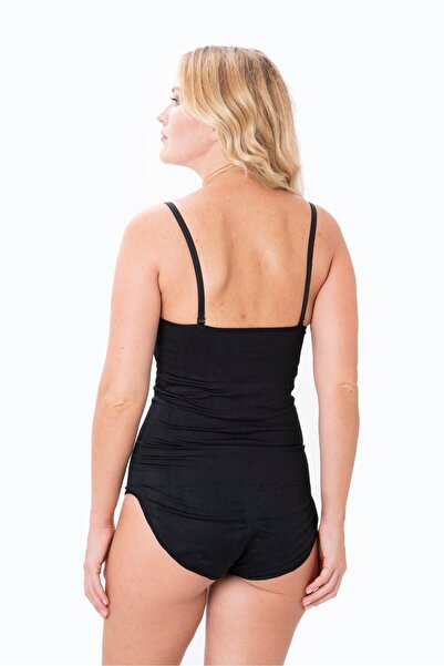 jilly jo Firming Strengthening Black Bodysuit Corset