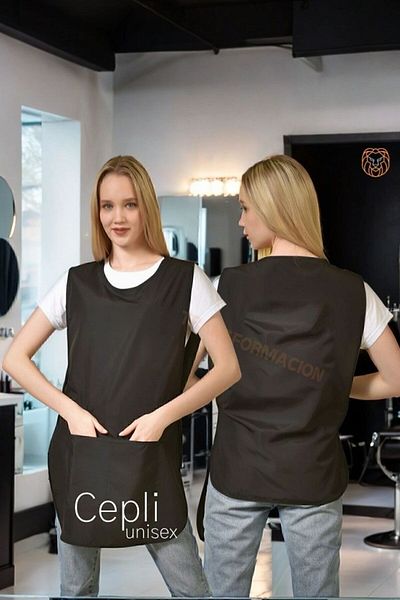 Transformacion Hairdresser Lounge Vest with Pockets Unisex