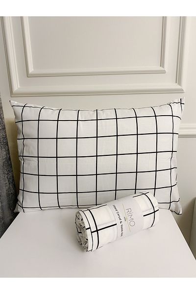 Atelier Home Διπλό Ελαστικό σεντόνι Ranforce + Μαξιλαροθήκη