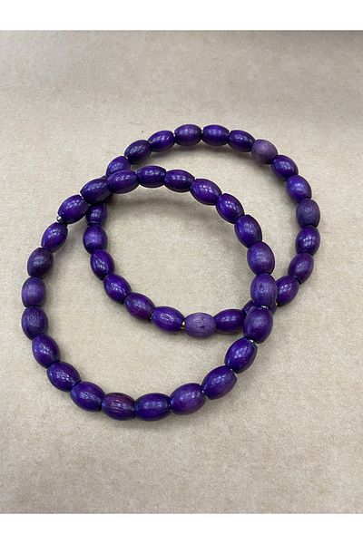 YUMAK HOBİ EVİ Wooden Beaded Round Bag Handle