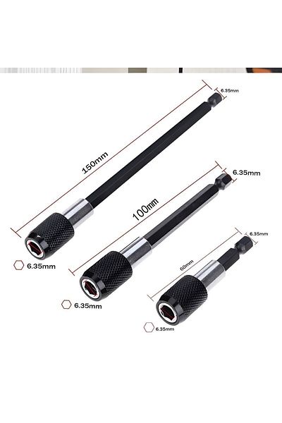 Transformacion 6 10 15 Cm 3 Pieces Bits Extension Adapter712078