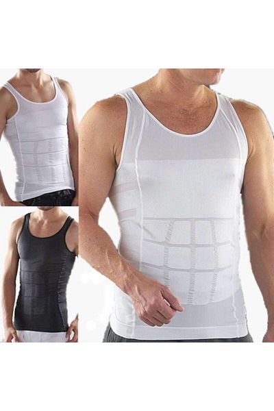 Momslab Men's Black Corset Athlete - Belly Hider and Milking