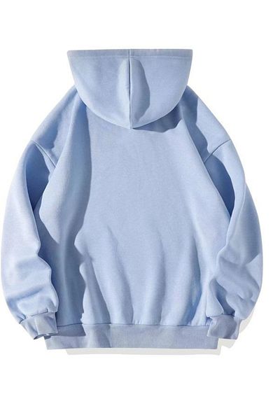 AFROGİYİM Φούτερ με κουκούλα Unisex Oversize Color Unprinted