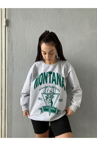 AFROGİYİM Μακρυμάνικη κουκούλα Montana Unisex