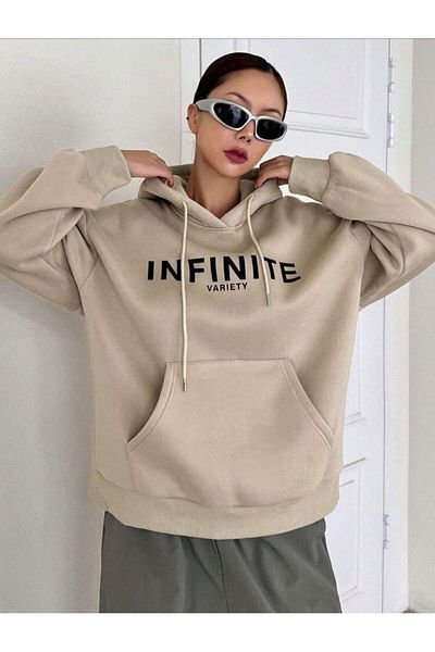 AFROGİYİM Unisex Infinite Variety Printed Oversize Hoodie