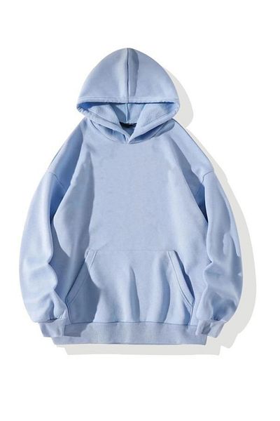 AFROGİYİM Φούτερ με κουκούλα Unisex Oversize Color Unprinted