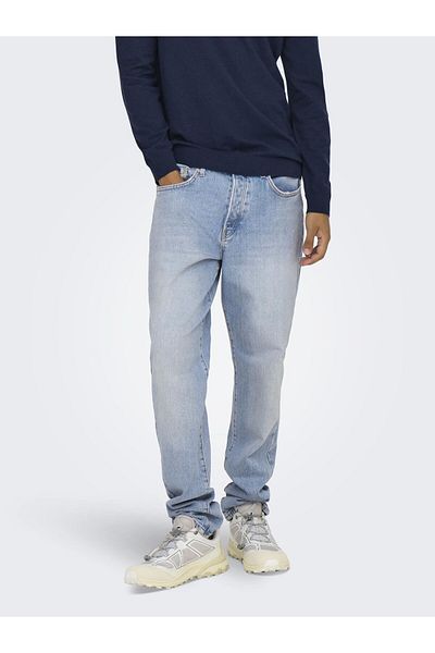 Only & Sons Relaxed Fit Jeans Onsyoke Mittlere Taille Verjüngt Jeans
