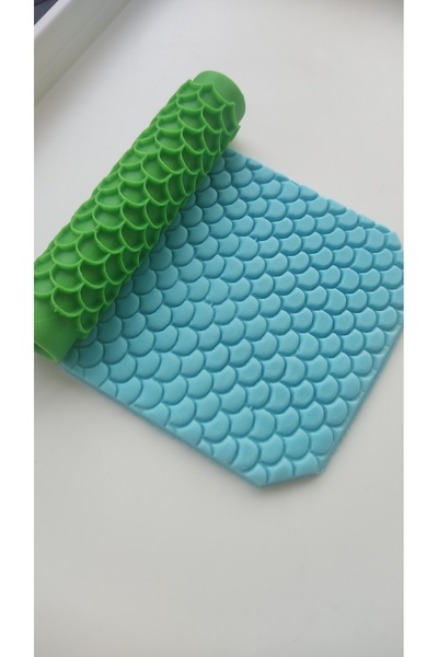 Roll3d Polimer Kil Desen Verici Merdane, Pul, Seramik Desen Oklavası, Polimer...