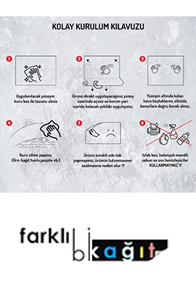 Farklı Bi Kağıt Anetil Hece Tablosu Akıllı Kağıt Yazı Tahtası 100x100cm