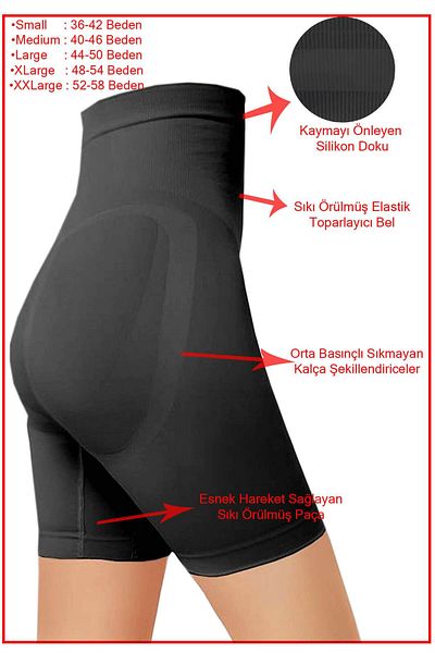 Momslab Black Silicone Seamless Corset - Gathering, Size 1 Reducing