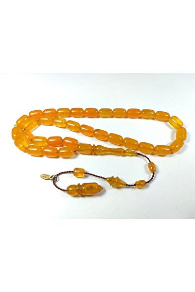 İskeçe Tesbih Халил Хилми Уста - 0.6 мм прозрачно пробито, изстискано кехлиба...