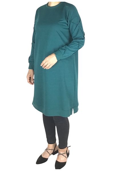 ECE GİYİM Women's Two Thread Seasonal Long Sports Tunic