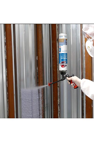 KRAKEN Poliüretan Termal Yalıtım Sprey Köpük 5adetx930gr Tabancalı