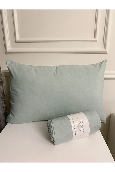 Atelier Home طقم ملاءة جاهزة من Ranforce مقاس 180x200 + 2 كيس وسادة
