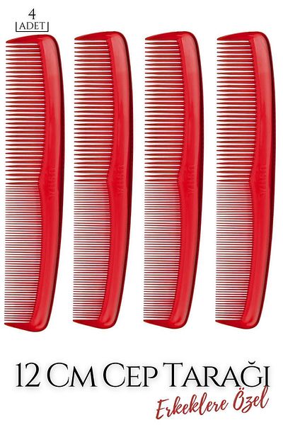 Transformacion 12 Cm Men's Pocket Comb 4 PCS