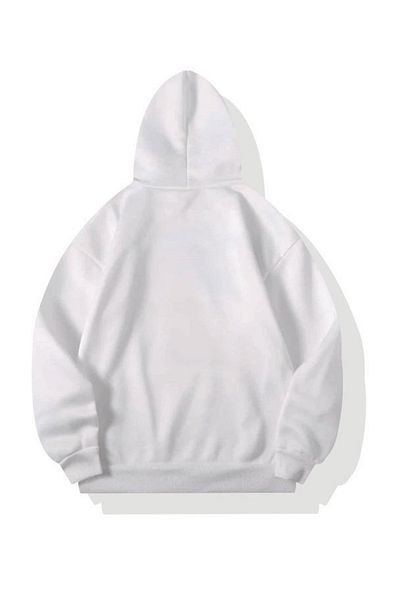 AFROGİYİM Φούτερ με κουκούλα Unisex Oversize Color Unprinted