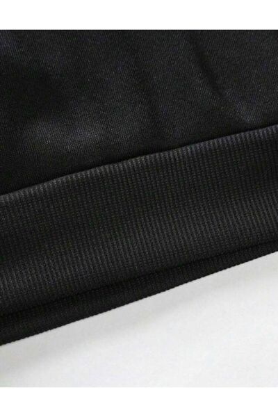 AFROGİYİM Unisex mikina s oversize mikinou s potištěným medvídkem Have Good Day