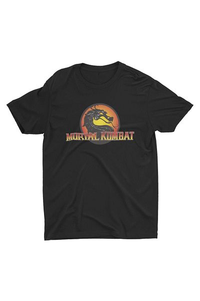 Bubus Unisex Black Mortal Kombat Tshirt