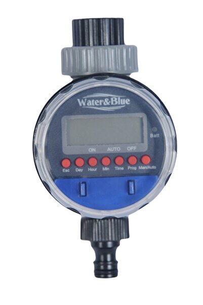 Water&Blue Musluk Tipi Pilli Sulama Zamanlayıcısı-su Depolarına Ve Şebekeye U...