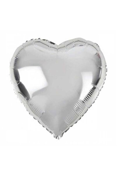 Partioutlet بالون قلب فضي 60 سم