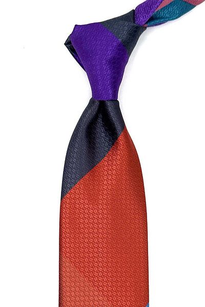 Kravatkolik Colorful Dot Pattern Patchwork Tie - Kk12814