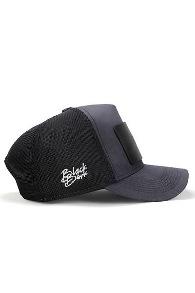 BlackBörk V2 Respect - 2 Kaan Licensed Anthracite-μαύρο καπέλο Trucker