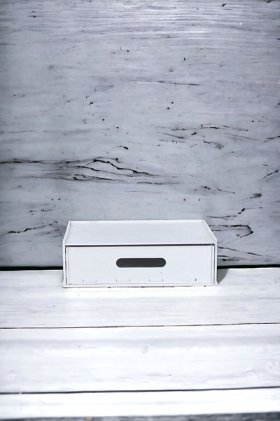 Viselia White Color Model 1 - Desktop Pen and Desk Organizer