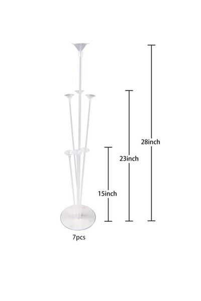 Partioutlet Footed Balloon Stand 7 Pieces