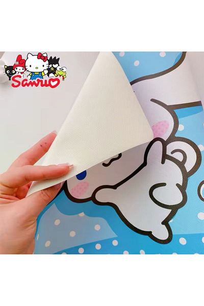 synshop Sanrio Kawaii Kuromi Mousepad - Drăguț, supradimensionat, tastatură cu covoraș de masă, pentru fete de jocuri de birou