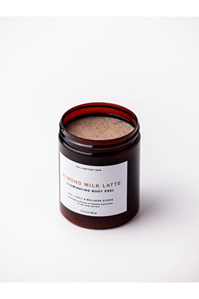 DeDe Candle & Wellness Studio Almond Milk Latte Aydınlatıcı Body Peeling & Scrub