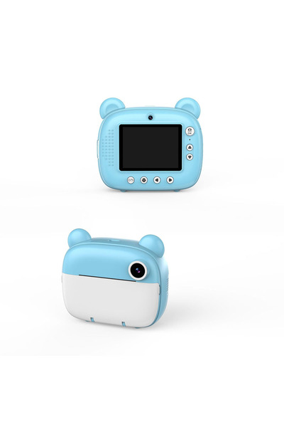 pazariz Anlık Termal Yazıcılı Dijital Çocuk Kamerası Kulaklı 2.4 İnç HD Photo...