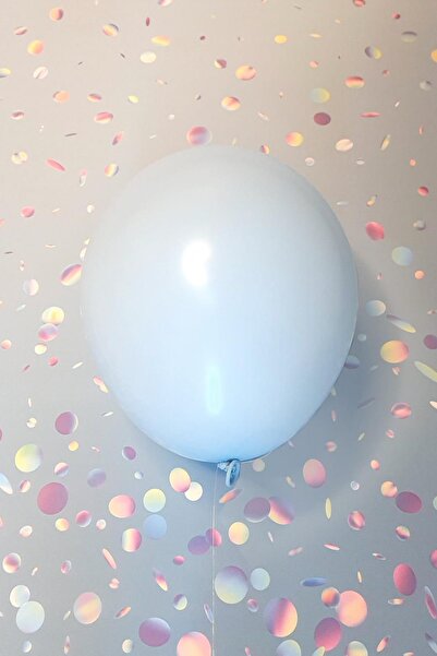 PEKSHOP Macaron Blue Balloon 10 Pieces - 12 inch 30 cm Party Balloon