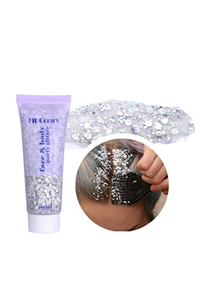 pazariz Makyaj Sim Göz Çevresi Yüz Ve Vücut Parlatıcı Sim Glitter Jel 50 Ml