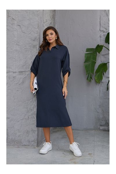 Elif Özbey Butik Φόρεμα Polo Neck Smoked Modal - Λεπτομέρεια μανίκι