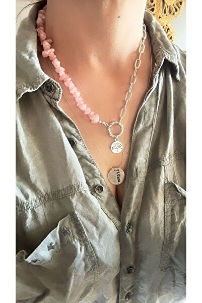 by özllem مجموعة قلادة من الحجر الطبيعي من دريم