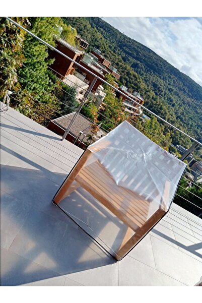 DÜŞLER EV TEKSTİLİ 60*60 Tekli Koltuk / Sandalye Koruma Örtüsü Şeffaf