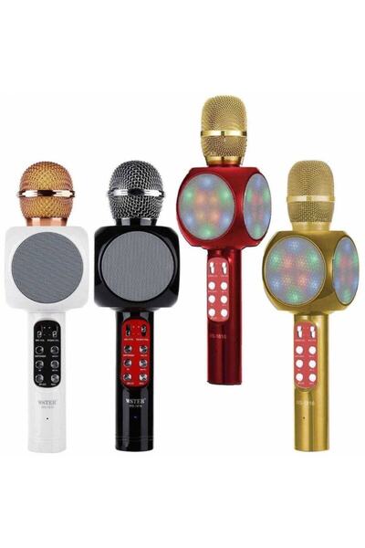 pazariz Wster Ws-1816 Led Işıklı Karaoke Mikrofon