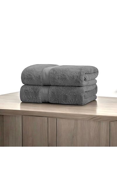 Özdilek 90x150 cm 2-Piece Shower Towels - 100% Cotton Bath Towels