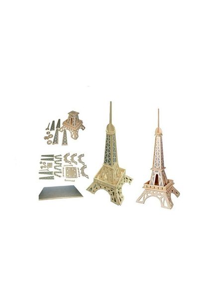 pazariz Eiffel Tower 3D Wooden Puzzle