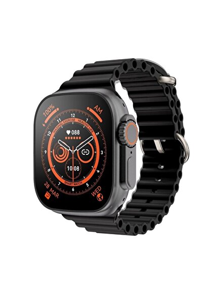 pazariz Akıllı Saat, 2.05 Inc Hd Ekran, Siri-bluetooth Hd Ses, Ios-android Uy...