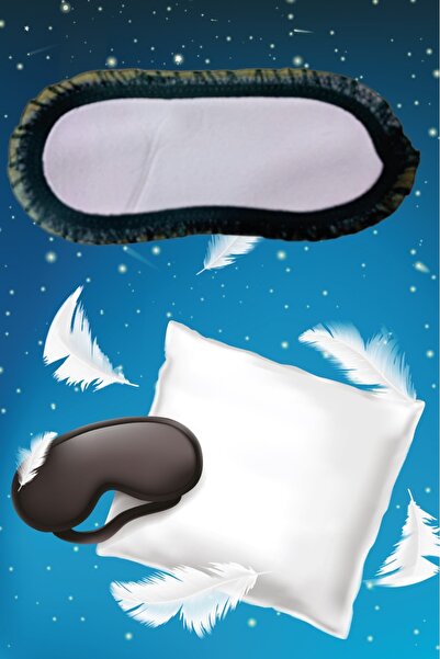 PEMBECİN Uyku Göz Bandı Maskesi Işık Önleyici Gözlük Maske Bant Eye Mask